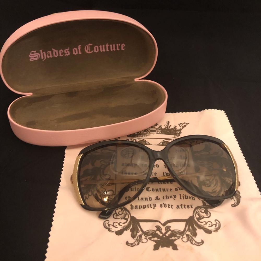 Authentic Juicy Couture Sunglasses, Tortoise Brown